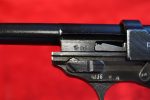 THU NOV 13, EXCEPTIONAL, GERMAN WWII cyq (SPREEWERKE) P.38 PISTOL, LATE 1943 PRODUCTION “W” BLOCK, MINT CRISP FULL RIG! - Image 10