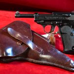 SOLD  EXCEPTIONAL & VERY SCARCE 1st CONTRACT DELIVERY SWEDISH M/39 PISTOL, WALTHER HEERES PISTOLE P.38 VARIANT, WITH SWEDISH HOLSTER, MINT CRISP!