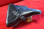 TUE DEC 16, EXCEPTIONAL, AWESOME FULLY RIGGED OUT GERMAN WWII,  byf 42 “BLACK WIDOW” P.08 LUGER PISTOL, RARE DLU 1942 PIGSKIN HOLSTER TOO! ALL YOU NEED IN A NAZI LUGER! - Image 18