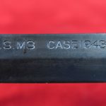 WED DEC 10, US WWII VERY RARE CASE 1943 BLADE MARKED, M3 FIGHTING KNIFE & M8 SCABBARD,