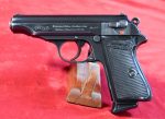 TUE DEC 30, SPECTACULARLY RARE 1938 WALTHER PP PISTOL, MARKED TO THE SECURITY FORCE AT BSW,(Berlin-Suhler-Waffen und Fahrzeugwerke), FULLY DOCUMENTED VET WAR TROPHY, MINT STUNNING AND UN-OBTAINABLE! - Image 7