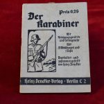 SOLD STOCKING STUFFER THURSDAY! RARE GERMAN WWII VERLAG MANUAL FOR THE MAUSER K98K RIFLE