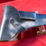 WED DEC 31, INCREDIBLY RARE MINT CRISP STUNNING CORRECT ORIGINAL HOLSTER FOR THE WALTHER PDM MARKED PP PISTOL, BEST ONE KNOWN!