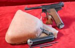 WED DEC 31, OUTSTANDING LATE WAR 20.1 date (JAN, 1945) JAPANESE TYPE 14 NAMBU PISTOL, FULL 2 MATCHING MAG RIG, EVEN THE SPARE FIRING PIN IS MATCHING! ALMOST UNHEARD OF!