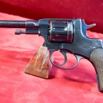 TUE JAN 27, VERY SCARCE NON-IMPORT, 1913 DATED WWI IMPERIAL RUSSIAN M1895 NAGANT REVOLVER, SINGLE ACTION ENLISTED MODEL, ALL MATCHING, VERY NICE!