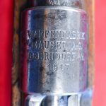 SOLD  VERY CHOICE, GERMAN WWI 1917 MAUSER OBERNDORF MADE GEWEHR 98 SERVICE RIFLE, ALL MATCHING AND VERY SHARP!