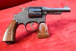 FRI JAN 9, OUTSTANDING 1944 US NAVY SHIPPED, SMITH & WESSON VICTORY MODEL .38 SPECIAL REVOLVER, MINT CRISP WITH SMITH LETTER TOO! - Image 4