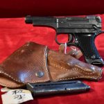 TUE JAN 6,, CHOICE JAPANESE WWII TYPE 94 PISTOL, 19.6 date (JUNE, 1944) LATER WAR PRODUCTION, FULL RIG WITH SURRENDER TAG!