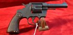 THU JAN 22, US WWII VERY EARLY 1942 PRODUCTION COLT COMMANDO REVOLVER, RARE US ORDNANCE MARKING "AOP", ARKANSAS ORDNANCE PLANT, MINT CRISP!