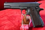 FRI JAN 9, EXCEPTIONAL & VERY RARE 1943 COLT 1911A1 US ARMY SERVICE PISTOL, COMMERCIAL / MILITARY VARIANT, MINT SHARP!