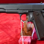FRI JAN 9, EXCEPTIONAL & VERY RARE 1943 COLT 1911A1 US ARMY SERVICE PISTOL, COMMERCIAL / MILITARY VARIANT, MINT SHARP!