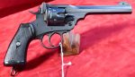 TUE JAN 20,  EXCEPTIONAL, BRITISH WWI 1918/19 DATED WEBLEY MARK VI SERVICE REVOLVER, IN ORIGINAL .455 WEBLEY CALIBER, YOUR BEST FRIEND IN THE TRENCH! - Image 3