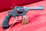 TUE JAN 20, EXCEPTIONAL, BRITISH ARMY VERY EARLY 1932, 2nd YEAR PRODUCTION ENFIELD No2 MkI .38/200 SERVICE REVOLVER, UN-ALTERED HAMMER & VERY CRISP!