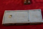 SCARCE US WWI 1918 LONG MARKED TRIPLE HALF MOON CLIP POUCH FOR THE M 1917 REVOVLERS - Image 4