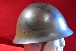 JAPANESE WWII TYPE 90 ARMY HELMET, STRAPS INTACT, RARE DESIRABLE LARGE SIZE VERY SHARP! - Image 4