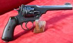 WED FEB 11, VERY SCARCE BRITISH ARMY 1926 ENFIELD MARK VI .455 SERVICE REVOLVER, ALL MATCHING, NOT EXPORT MARKED! VERY SHARP!