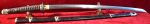 THU FEB 19, VERY CHOICE, WWII IMPERIAL JAPANESE NAVAL OFFICERS KAI GUNTO SWORD, WITH FAMILY MON, BEAUTIFUL TEMPER LINE! - Image 3
