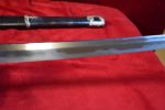 THU FEB 19, VERY CHOICE, WWII IMPERIAL JAPANESE NAVAL OFFICERS KAI GUNTO SWORD, WITH FAMILY MON, BEAUTIFUL TEMPER LINE! - Image 9