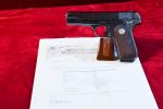WED FEB 11, DOCUMENTED, VERY CHOICE & RARE “US PROPERTY” MARKED 1903 COLT PISTOL, SHIPPED TO THE PENTAGON MARCH 1944 FOR MILITARY INTELLIGENCE, VERY SHARP!