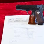 WED FEB 11, DOCUMENTED, VERY CHOICE & RARE “US PROPERTY” MARKED 1903 COLT PISTOL, SHIPPED TO THE PENTAGON MARCH 1944 FOR MILITARY INTELLIGENCE, VERY SHARP!