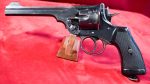 MON FEB 2, EXTREMELY RARE BRITISH OFFICER PURCHASED 1915 COMMERCIAL BRITISH WWI WEBLEY MARK VI SERVICE REVOLVER, IN ORIGINAL .455 WEBLEY CALIBER, YOUR BEST FRIEND IN THE TRENCH!