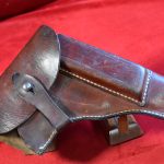 EARLY 1941-42 bnz MADE TAN RADOM HOLSTER, NICE!