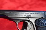 MON MAR 30, ULTRA RARE 1940 NAZI OCCUPATION WaA613 ACCEPTED DUTCH PREWAR CONTRACT FN 1922 PISTOL, RARE .380 CALIBER, TYPE B VARIANT, MINT CRISP! - Image 5
