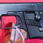 THU MAR 12, VERY RARE & EXCEPTIONAL LIGNOSE MODEL 2a "EINHAND" PISTOL, 6.35mm (25 AUTO), UNIQUE FINGER ACTIVATED SLIDE, MINT CRISP!