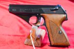 WED MAR 25, OUTSTANDING, VERY RARE & HIGHLY DESRIABLE 1941 GERMAN WWII “EAGLE/M” KRIEGSMARINE ISSUED MAUSER HSc PISTOL, TYPE 2 VARIANT, MINT CRISP STUNNING!