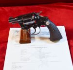 TUE MAR 10, VERY CHOICE & SCARCE U.S. WWII MILITARY ISSUED COLT DETECTIVE SPECIAL, SHIPPED TO CAMP RITCHIE, MARYLAND FOR MILITARY INTELIGENCE, WITH COLT LETTER TOO!