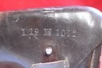 VERY RARE SWEDISH M/39 P.38 HEERES PISTOLE HOLSTER, UNIT MARKED! SELDOME SEEN!