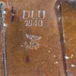 MON MAR 9, MINT CONDITION! 1940 DATED, DLU 1940 (EWALD LUNESCHLOSS, SOLIGEN) TAN TROPICAL AFRIKA CORPS/ LUFTWAFFE HARDSHELL LUGER HOLSTER, VERY RARE!