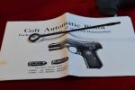 WED APR 1, OUTSTANDING & RARE US WWII US PROPERTY MARKED 1903 COLT POCKET HAMMERLESS PISTOL, LATE 1944 PRODUCTION, NOT BRITISH PROOFED, WITH ORIGINAL MATCHING BOX, MANUAL AND ROD, MINT CRISP! - Image 11