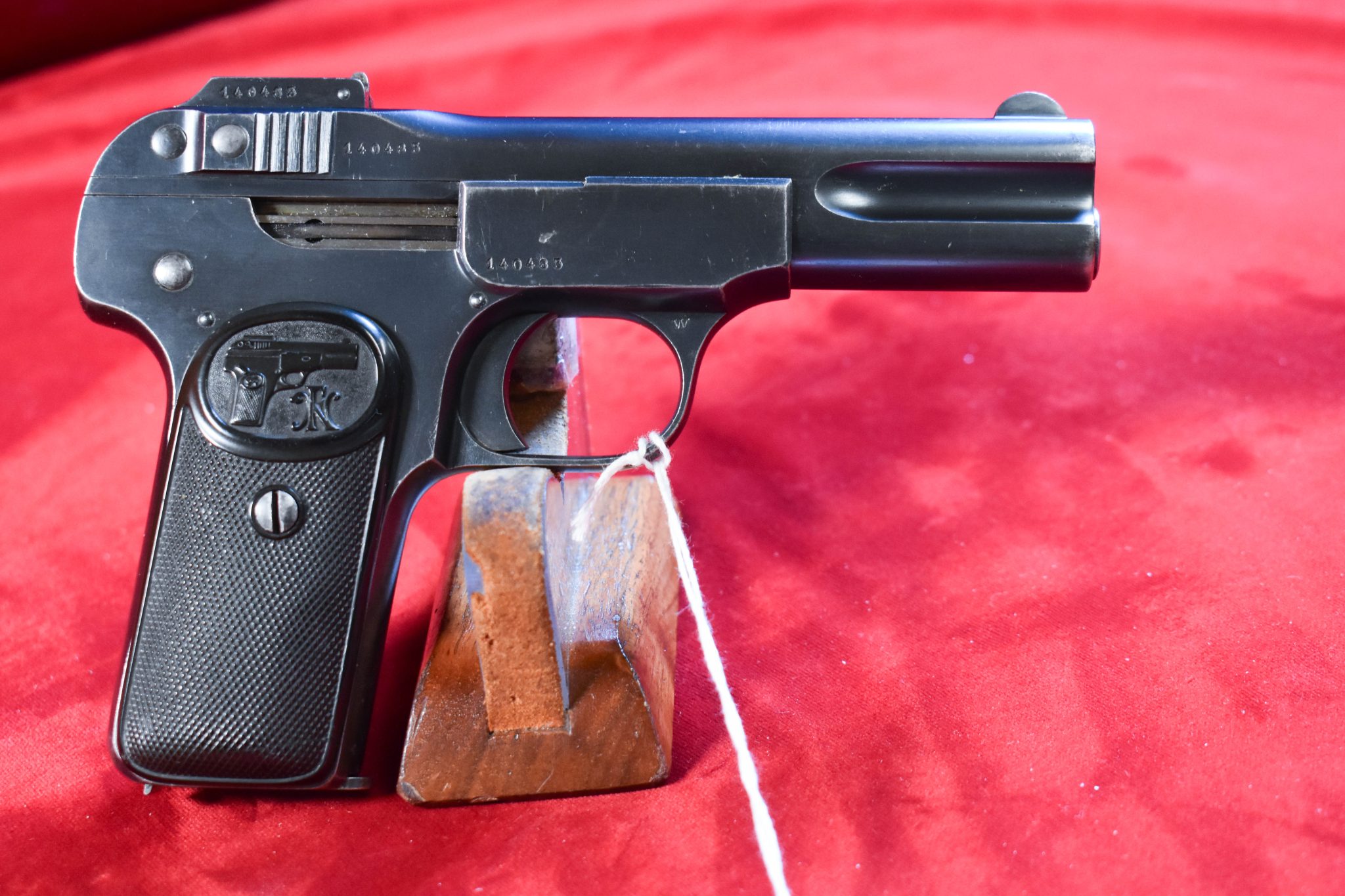 SOLD EXCEPTIONAL FN MODEL 1900 PISTOL, VERY EARLY 1901 PRODUCTION ...