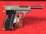 SOLD  EXCEPTIONAL & ULTRA RARE byf 44 P.38 PISTOL, NAZI POLICE “EAGLE/F” DUAL TONE, ONLY 1500 MADE, MINT CRISP STUNNING! - Image 2