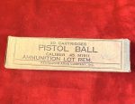 THUR, APRIL 30 ORIGINAL WW2 ERA REMINGTON ARMS COMPANY .45 CALIBER M1911 PISTOL BALL AMMO SEALED!!!