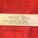 THUR, APRIL 30 ORIGINAL WW2 ERA REMINGTON ARMS COMPANY .45 CALIBER M1911 PISTOL BALL AMMO SEALED!!!