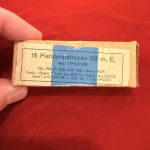 THURS APRIL 30, ORIGINAL WW2 1943 DATED GERMAN 9MM LUGER AMMO