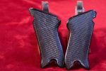 SPRING CLEANING: RARE PAIR OF REDDISH BROWN KRIEGHOFF LUGER GRIPS