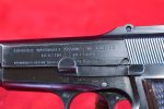 MON APR 6, VERY CHOICE, NAZI CAPTURE/RE-ISSUED BELGIUM ARMY TYPE 1 FN MODEL 1935 HIGH POWER PISTOL, THE ORIGINAL HIGH POWER! WITH RARE NAZI FRENCH CONVERTED HOLSTER, FULL RIG, VERY SHARP! - Image 8