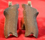 SPRING CLEANING: RARE UN-NUMBERED E/655 PROOFED LUGER GRIPS