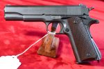 THU APRIL 16, EXCEPTIONAL US WWII COLT 1911A1 US ARMY PISTOL, EARLY MAY, 1942 PRODUCTION, WB CARTOUCHED, MATCHING & 100% ORIGINAL, MINT CRISP! WITH COLT LETTER TOO! - Image 4