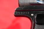 MON MAY 4, RARE SAUER BEHORDEN PISTOL, NAZI ERA PRUSSIAN STATE POLICE ISSUE, “STARBURST K” MARKED, FULL RIG, VERY SHARP! - Image 5