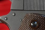 MON MAY 4, EXCEPTIONAL, US WWII COLT 1911A1 US ARMY SERVICE PISTOL, LATE WAR, AUGUST, 1945 PRODUCTION, 100% CORRECT & MINT NEW! - Image 7