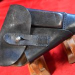 VERY SCARCE GECO MADE JHG 41 HOLSTER FOR THE SAUER 38H PISTOL, VERY CRISP!