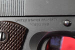 FRI JUL 3,  VERY CHOICE, US WWII COLT 1911A1 ARMY PISTOL, DEC,1942 PRODUCTION, 100% ORIGINAL CONDITION, EARLY GHD PROOF, HARD TO FIND! - Image 7
