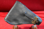 ORIGINAL FN 1922 DUTCH LEATHER HOLSTER WITH CLEANING ROD! NAZI MODIFIED BELT LOOP TOO!