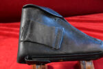 ORIGINAL FN 1922 DUTCH LEATHER HOLSTER WITH CLEANING ROD! NAZI MODIFIED BELT LOOP TOO! - Image 3