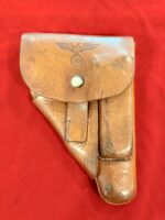 TUE JUNE 16, ORIGINAL AND EXTREMELY RARE NAZI PARTY LEADER HOLSTER FOR THE WALTHER PPK - Image 12