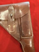 ORIGINAL WWII GERMAN WALTHER PP TAN HOLSTER, NICE! - Image 3